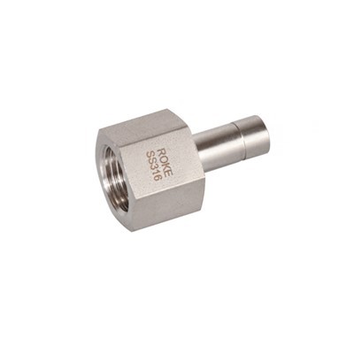 Hydraulisk OD 1/4 Rustfritt stål Union Connector Dobbel Ferrule Tube Fittings